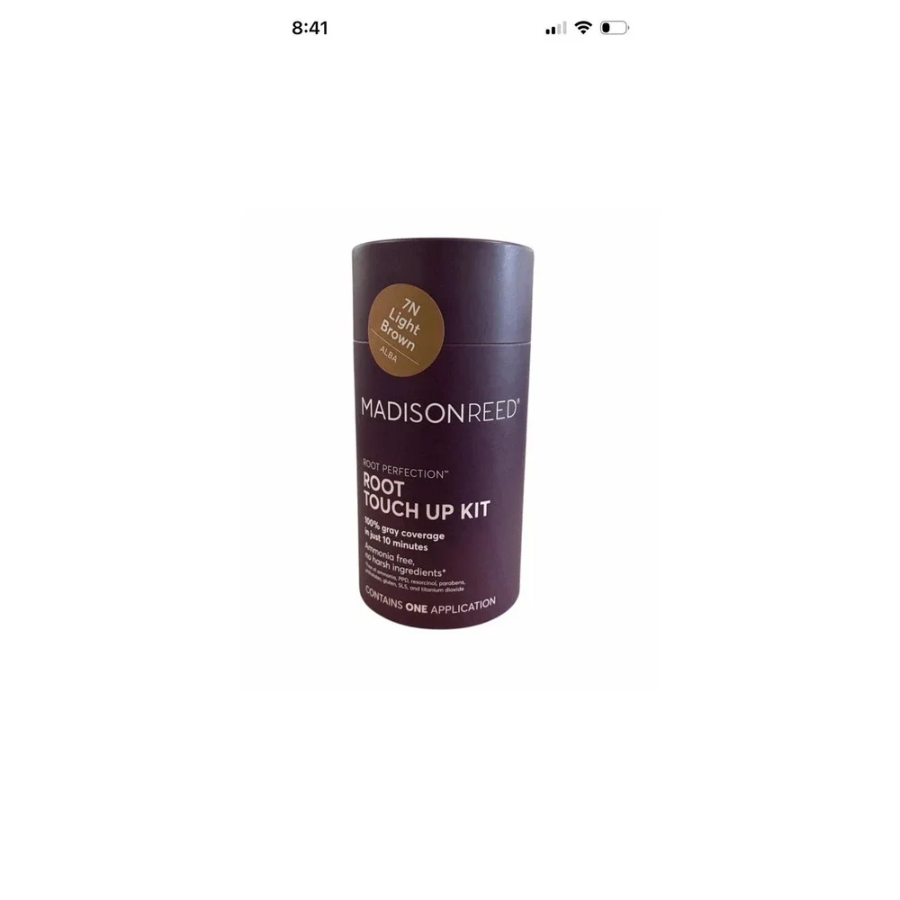 Madison Reed‎ Root Perfection,  Touch Up Kit Alba (7N) Light Brown 8 Pc Kit